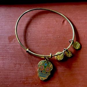 Alex and Ani Sugar Skull Bracelet